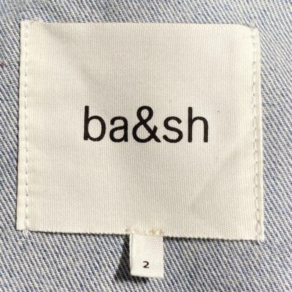 NWT ba&sh Rodney Denim Jacket Medium $385 retail - Picture 3 of 5